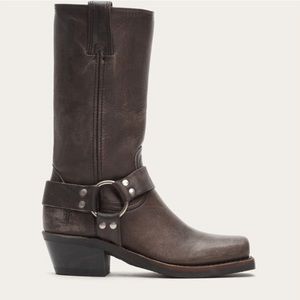 Frye 12R Harness Boots (Color: smoke)